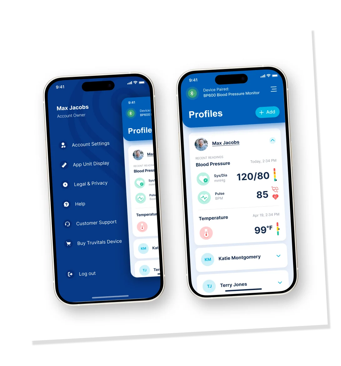 Project: health monitoring app redesign