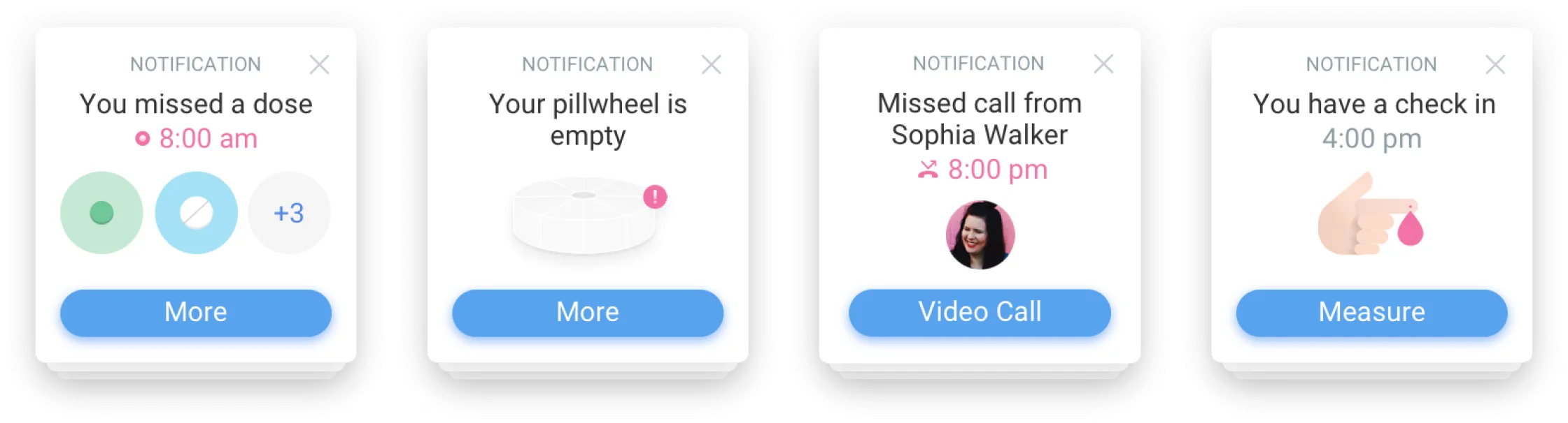 Notification cards