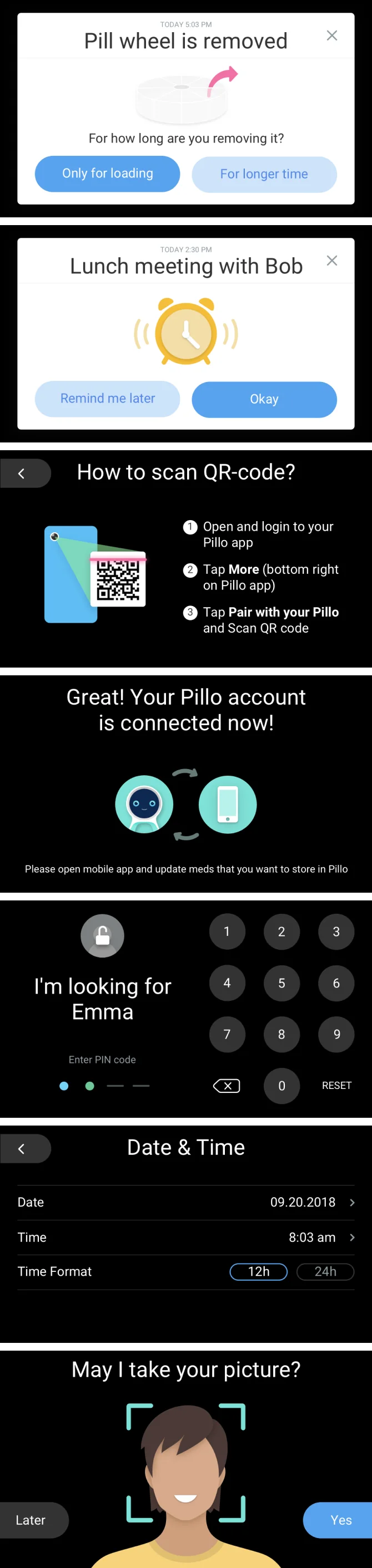 Other screens