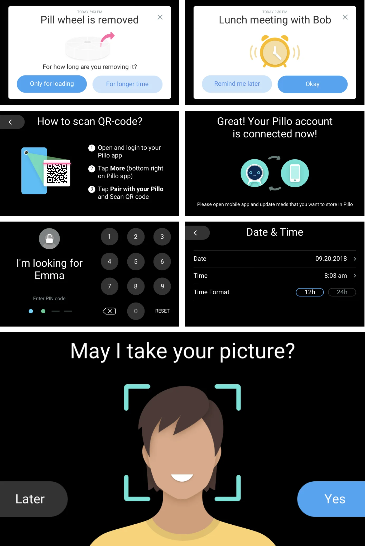 Other screens